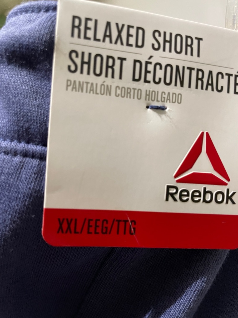 NEW 🆕 Reebok Mens/Unisex Blue Athletic Shorts with Drawstring - Picture 7 of 16
